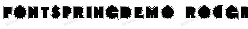 FONTSPRINGDEMO RocGr字体转换